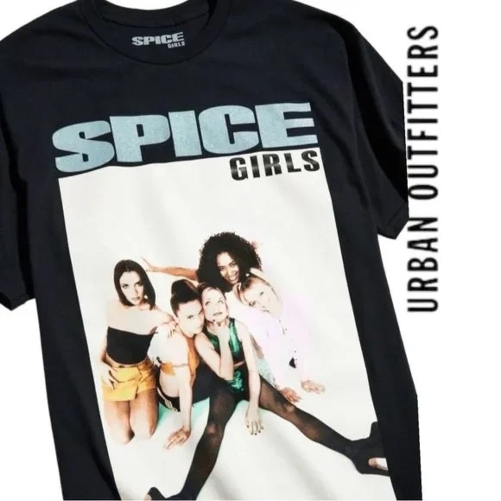 Urban Outfitters Black Spice Girls Tee